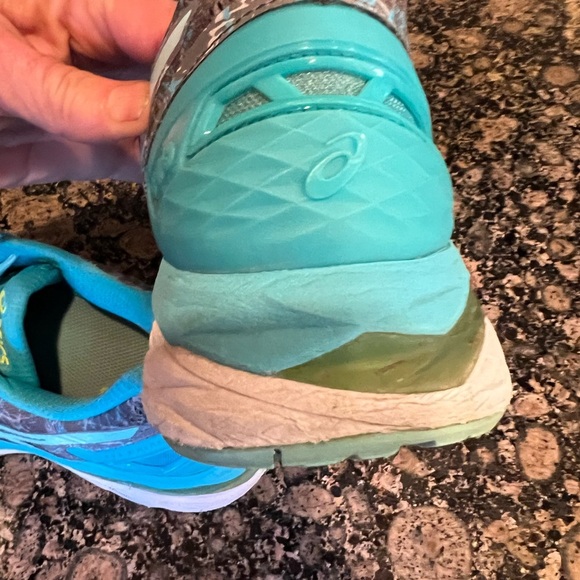 ASICS ladies dynamic duo Max fluid fit flight foam running shoe size 10 - Picture 10 of 16